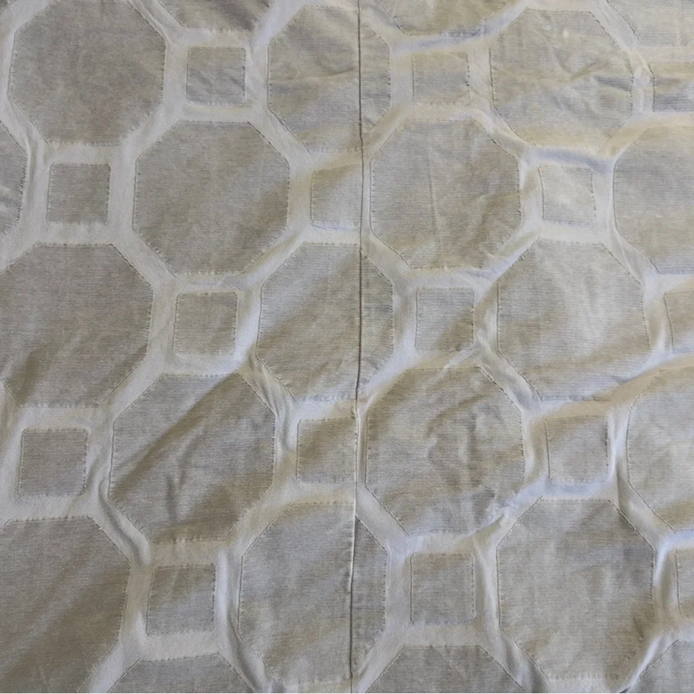 Pottery Barn Kids Geo Chenille in Winter Gray Full/Queen